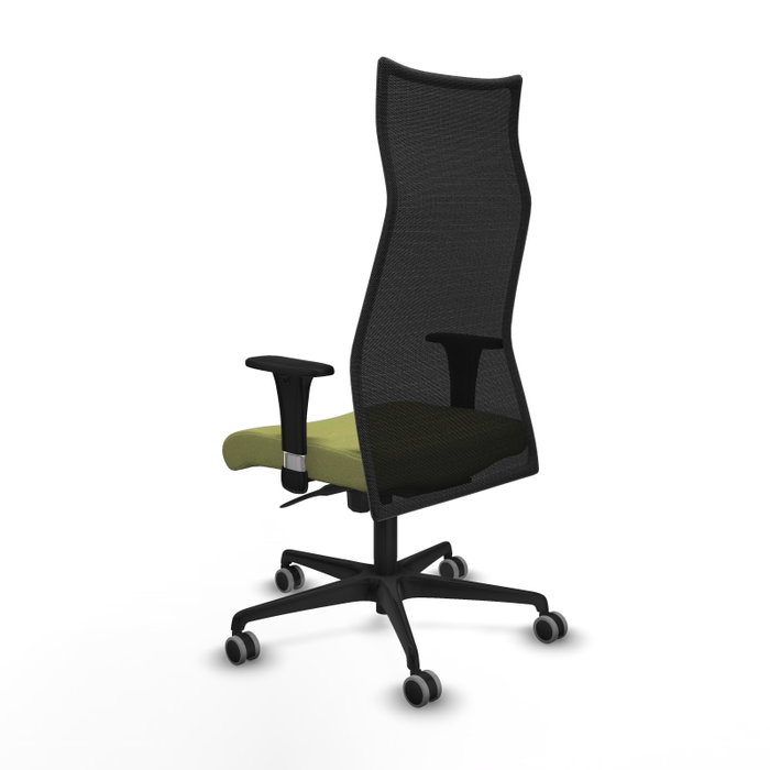 Piqueras y Crespo Chaise de Bureau Albacete XL Vert Olive et Noir