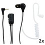 Alecto FRH-10 DUO Lot de 2 Oreillettes pour Walkie-Talkie