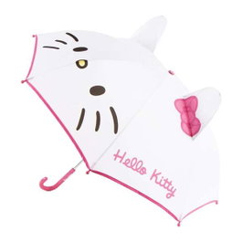 Parapluie manuel Hello Kitty applications 7.0 x 3.5 x 63.0 cm Blanc dès 36 mois Cerdá