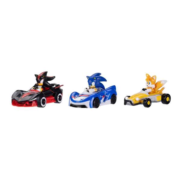 JAKKS PACIFIC Blister de 3 mini véhicules Sonic The Hedgehog JAKKS PACIFIC Blister de 3 mini véhicules Sonic The Hedgehog