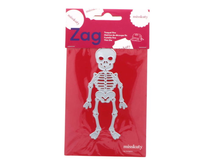 Misskuty Troquel fin ZAG Halloween esqueleto