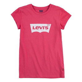 T shirt à manches courtes Enfant Levi's Batwing Girl Pink 8-9 Ans