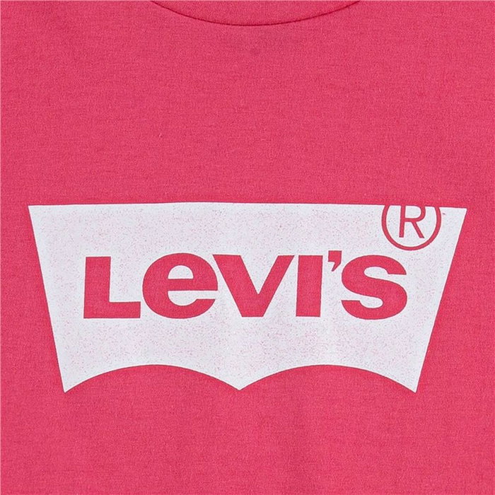 T shirt à manches courtes Enfant Levi's Batwing Girl Pink 8-9 Ans
