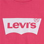 T shirt à manches courtes Enfant Levi's Batwing Girl Pink 8-9 Ans