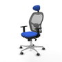 Piqueras y Crespo Chaise de Bureau avec Appui-tête 1D086G1 Bleu