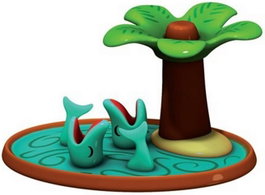 Alessi Little Paradise Statue de Porcelaine