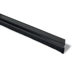 BRINOX Burlete adhésif en aluminium noir 100 cm superposition