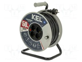 KEL Rallonge réseau H05VV-F 3G1,5mm² 50m - 4 prises