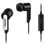 Casques avec Microphone Philips SHE1405BK/10 Noir Silicone