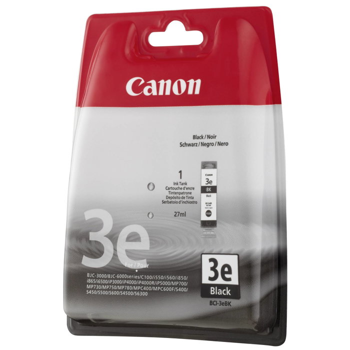 Canon BCI-3 E BK Noir Canon BCI-3 E BK Noir