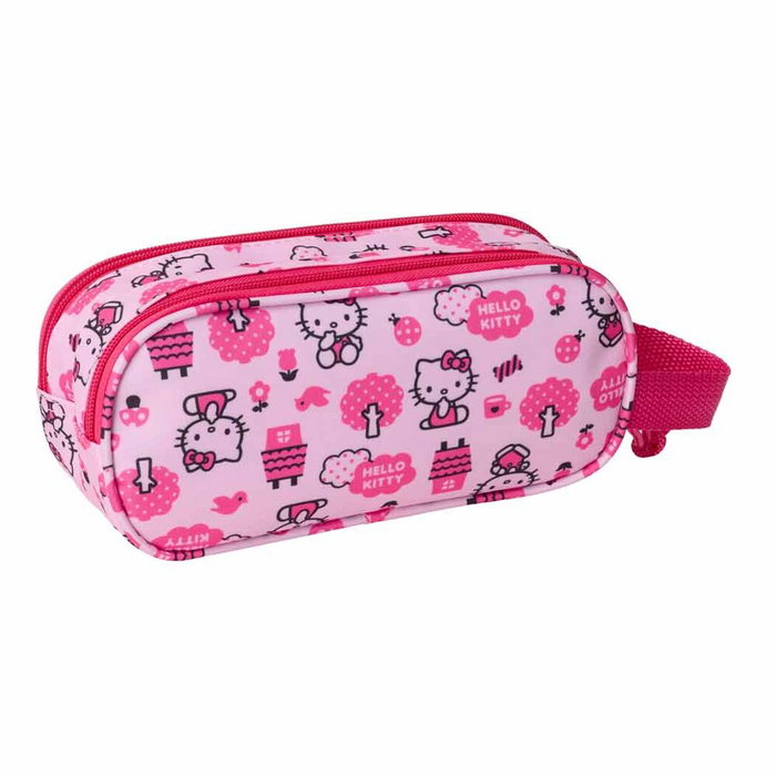 SAFTA Boîte de rangement Hello Kitty à double compartiment 3D - 21 x 6 x 8 cm avec anse SAFTA Boîte de rangement Hello Kitty à double compartiment 3D - 21 x 6 x 8 cm avec anse