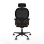 Piqueras y Crespo Chaise de Bureau avec Appui-tête Jorquera 2D036G2 Orange