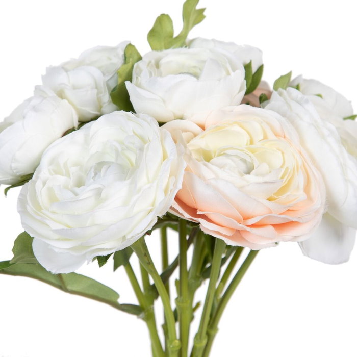 BigBuy Home Fleurs décoratives Vert Rose 20 x 20 x 35 cm