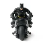 Batman Pack Batcycle RC avec Télécommande 2.4Ghz et Figurine de Batman 30cm - Jouet de Course pour Enfants Dès 4 Ans