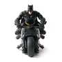 Batman Pack Batcycle RC avec Télécommande 2.4Ghz et Figurine de Batman 30cm - Jouet de Course pour Enfants Dès 4 Ans