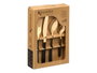 Kinvara Set de 16 Couverts Noir et Doré 17x25x5.5 cm (Set de 6)