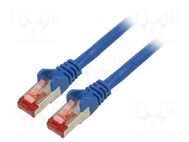 GOOBAY Câble Ethernet Cat 6 S/FTP 1m Bleu