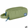 Trousse d'écolier Oxford KANGOO YOUNG PROOF B-SMART Vert 22,5 x 9,5 x 7 cm (5 Unités)
