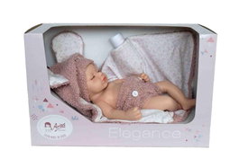 Muñecas Arias Poupée Réaliste Reborn Arias Alice 35 cm avec Couverture