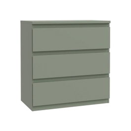Commode EDMORE 3 Tiroirs - Vert sauge