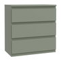 Commode EDMORE 3 Tiroirs - Vert sauge