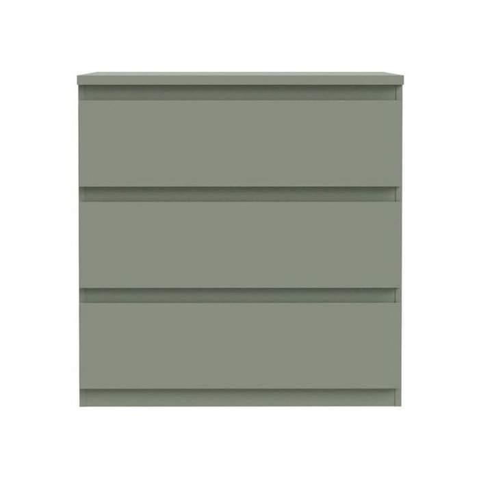 Commode EDMORE 3 Tiroirs - Vert sauge