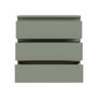 Commode EDMORE 3 Tiroirs - Vert sauge
