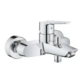 Grohe Mitigeur monocommande mural Start 23206002 pour bain/douche, chromé, inverseur automatique, économie d'eau