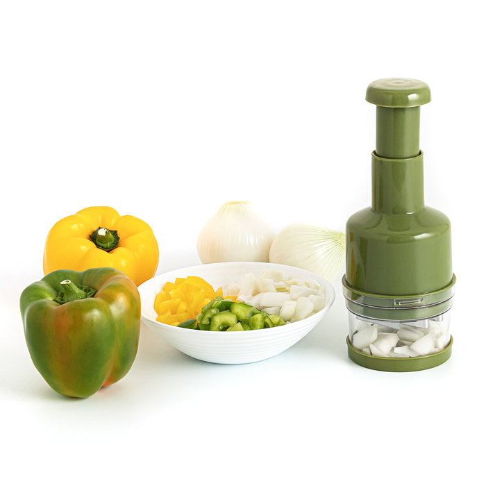 Quid Hachoir Naturalia 8,2x23 cm Vert Metal Sans BPA Quid Hachoir Naturalia 8,2x23 cm Vert Metal Sans BPA