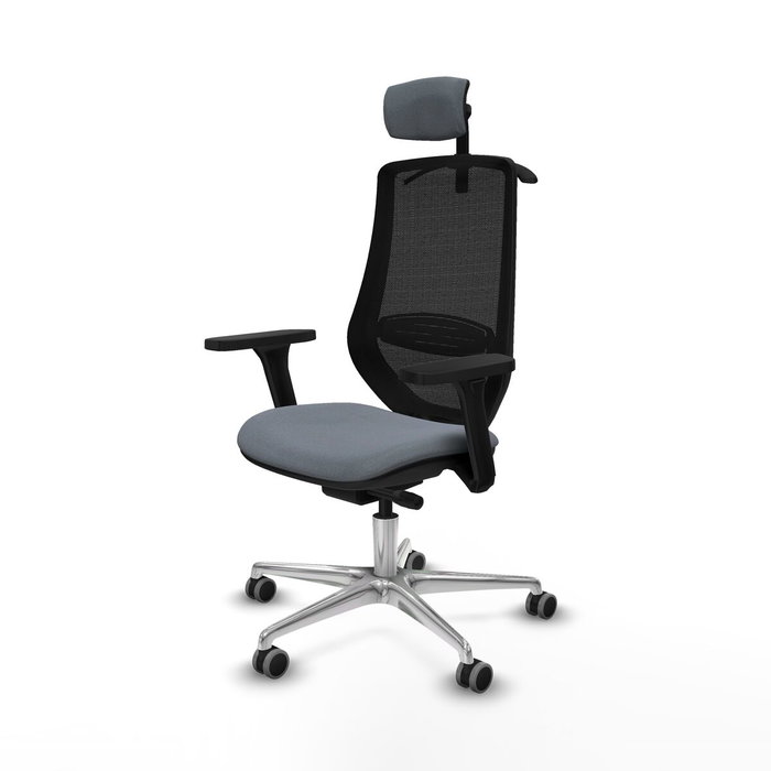 Chaise de Bureau avec Appui-tête Mardos traslack bali Piqueras y Crespo D086G2H Gris