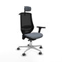 Chaise de Bureau avec Appui-tête Mardos traslack bali Piqueras y Crespo D086G2H Gris