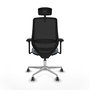 Chaise de Bureau avec Appui-tête Mardos traslack bali Piqueras y Crespo D086G2H Gris