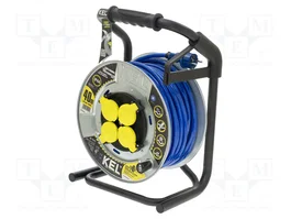 KEL Rallonge réseau H07BQ-F 4 prises 40m bleue