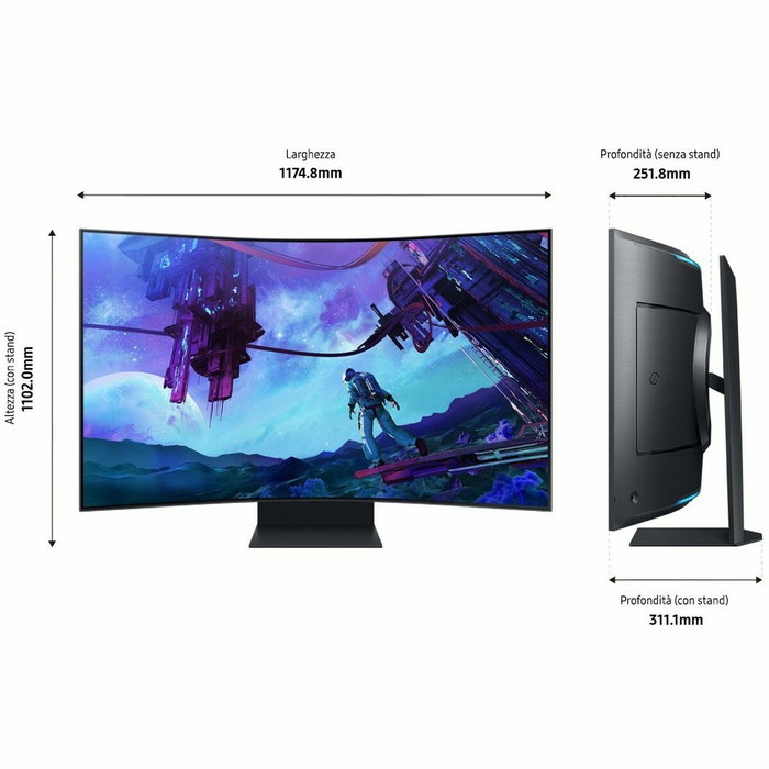 Écran Samsung Odyssey Ark S55CG970NU 4K Ultra HD 55"