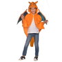 Liragram - Costume Charizard avec Cape pour enfant 8-12 ans - Unisexe