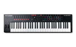 MAUDIO Oxygen Pro 61 Clavier MIDI 61 touches semi-lestées avec pads RGB, faders, écran OLED