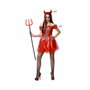 BigBuy Carnival Déguisement Diablesse Rouge XL