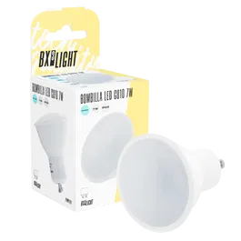 BX3 LIGHT Ampoule LED GU10 7W 520 Lumen Blanc Froid 6000K, Remplacement pour Halogène, Durée de Vie 40000 Heures - Réf. BX3-GU10-7W-W