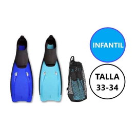 Poessa Palmes de plongée à talon fermé XS 33/34 - Modèles assortis