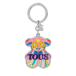 Tous Porte-clés en métal Magic Flowers Bear Ours à fleurs - Accessoire de mode pour femme