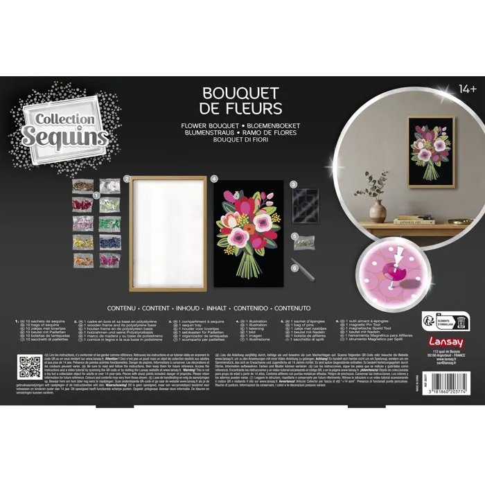 Lansay Collection Sequins Bouquet de Fleurs