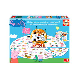 Educa Lince - Jeu de société d'observation pour enfants avec Peppa Pig - Version espagnole - Pour 2 à 4 ans - Réf. 18509