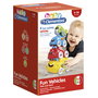 CLEMENTONI - Jouet d'éveil Apilables Empilables, Jeu de construction et d'empilement, Voitures à emboîter, Stimule la coordination et l'imagination, Pour enfants de 6 à 36 mois