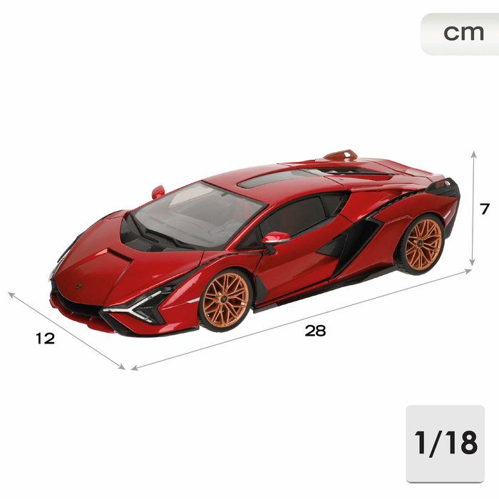 Burago Lamborghini Sian FKP 37 Rouge Échelle 1:18