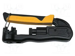 Klein Tools Pince à sertir pour cosses de câble, connecteurs BNC et F