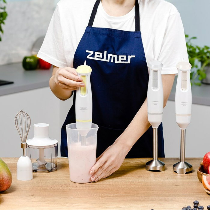 Zelmer ZHB4562L Mixeur plongeant submersible blanc 800 W Zelmer ZHB4562L Mixeur plongeant submersible blanc 800 W