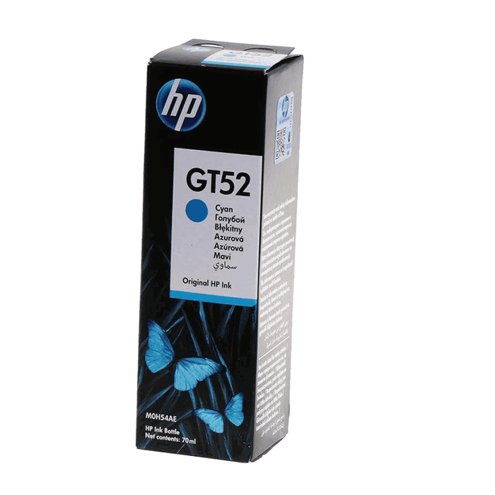 HP Cartouche d'encre Cyan GT52 / M0H54AE - Compatible imprimantes HP HP Cartouche d'encre Cyan GT52 / M0H54AE - Compatible imprimantes HP