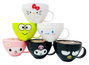 Joy Toy Assortiment de figurines squishy Hello Kitty Cappuccino (8 pièces)