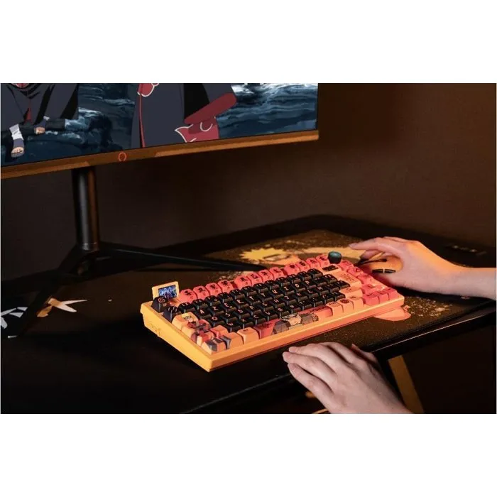 Clavier Mécanique Konix Naruto Shippuden Édition Pro Collector Numérotée - AZERTY - Switch Gateron Yellow Pro - RGB - Bluetooth / 2.4 GHz / USB - Rétroéclairage LED Clavier Mécanique Konix Naruto Shippuden Édition Pro Collector Numérotée - AZERTY - Switch Gateron Yellow Pro - RGB - Bluetooth / 2.4 GHz / USB - Rétroéclairage LED