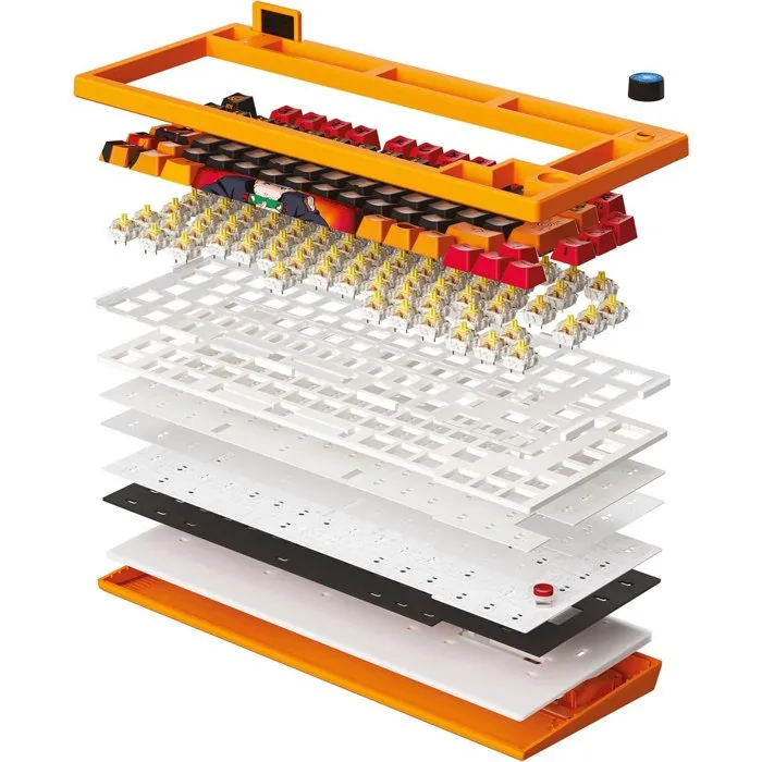 Clavier Mécanique Konix Naruto Shippuden Édition Pro Collector Numérotée - AZERTY - Switch Gateron Yellow Pro - RGB - Bluetooth / 2.4 GHz / USB - Rétroéclairage LED Clavier Mécanique Konix Naruto Shippuden Édition Pro Collector Numérotée - AZERTY - Switch Gateron Yellow Pro - RGB - Bluetooth / 2.4 GHz / USB - Rétroéclairage LED